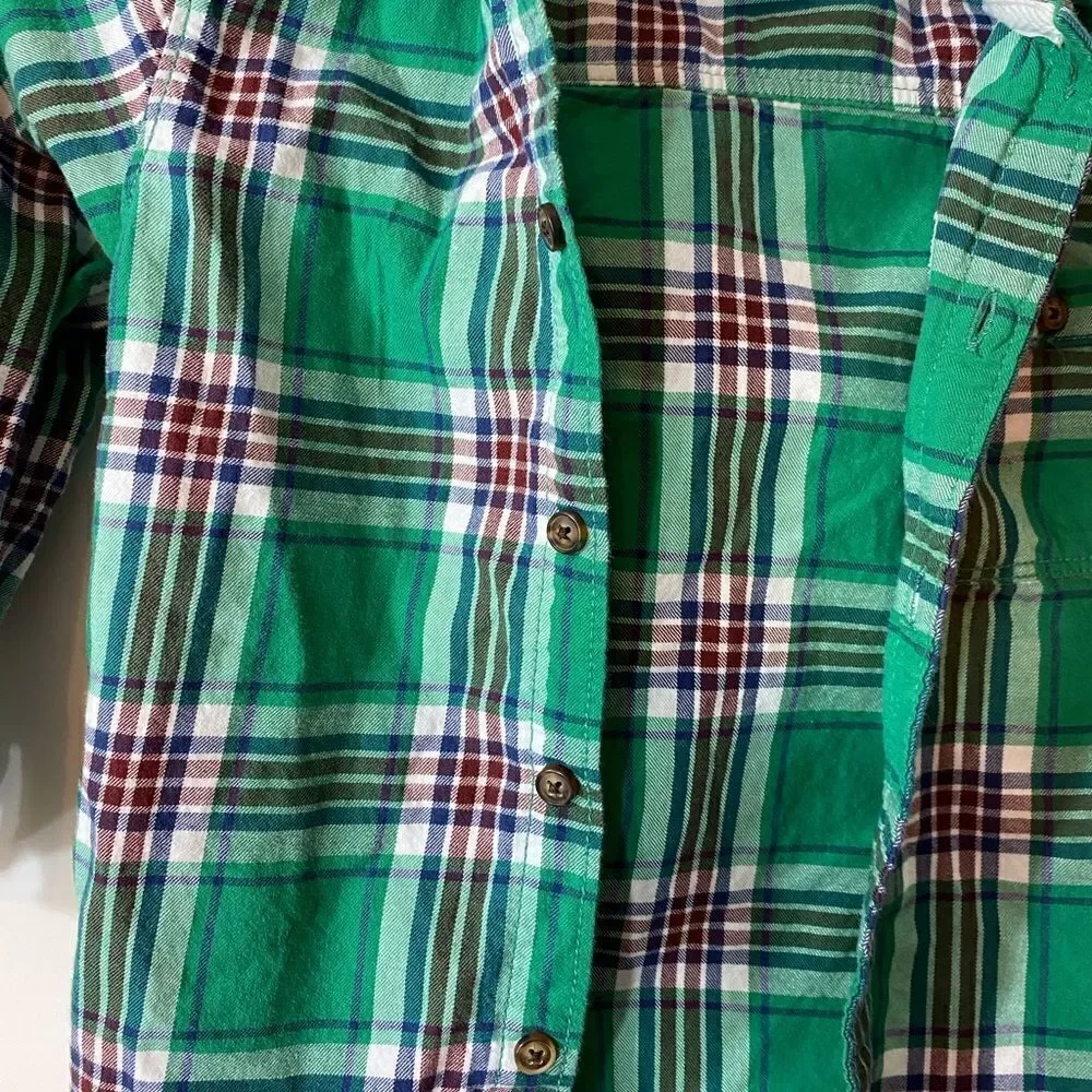 Carter’s Button Up Flannel Hoodie Shirt size 2T
